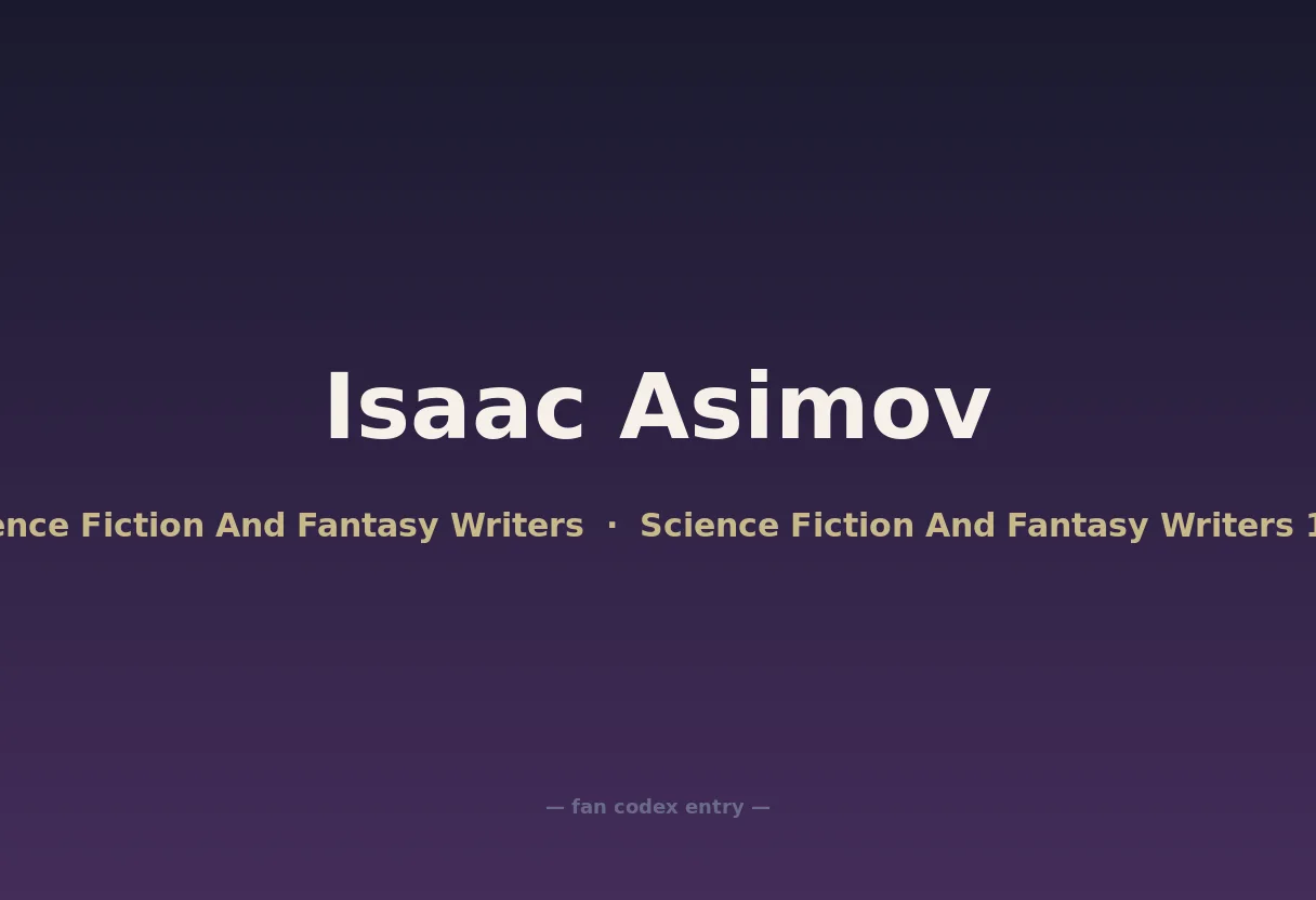 Isaac Asimov